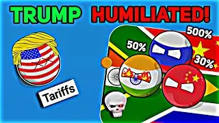 How INDIA DESTROYED Trump&rsquo;s 50% Tariffs 💀 | SHOCKING Truth USA NEVER Expected! 🥵🔥 #countryballs