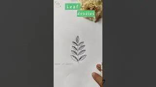 Leaf Doodle #3  #drawing #shorts #situartgallery