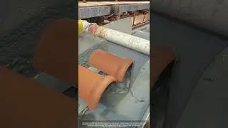 Mesmerizing Waterfall Glazing: How Roof Tiles Get Their Perfect Coating !