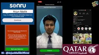 Qatar CABIN CREW 👨🏻‍💻 Online Interview by SONRU Record | 5 Questions in 13 Minutes ⏰