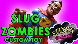 S.L.U.G. Zombies Toy - Zero Hero / Superman Final Custom Paint Job