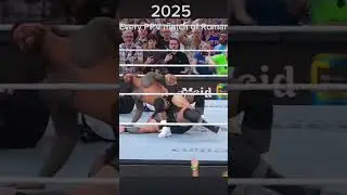 Every PPV match of Roman