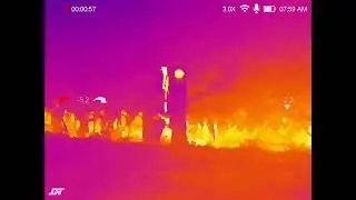 Dnt optics hs 225 Thermal scope range day,talon P .25 caliber. #thermal  #life #real #youtube