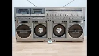 SHARP GF-777 test di funzionamento dopo la riparazione eseguita da STEREO SERVICE Napoli.