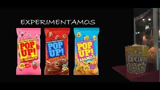 PIPOCA POP UP - Sabores CARAMELO - CHOCOLATE - MORANGUETE - Vale a Pena? S&atilde;o Gostosas?