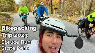 Full Moon Adventure BikePacking - Spruce Run Fall 2023 Trip