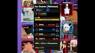 0.1% Monarch Vanguard Rukia + Divinity Ice's Queen Rest Showcase | Anime Vanguards 10.5 Update.