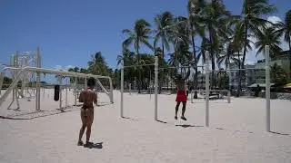 TRAINING VLOG #36 Muscle Beach, Miami Pull-ups & Muscle-Ups w/ My Peoples @buzzz.motivation