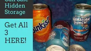 Soda Can Safe Hidden Storage