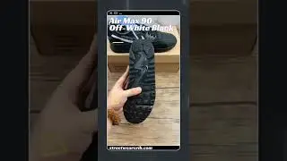 Air Max 90 Off White Black Sneaker #shorts