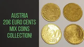 Austria 20&euro; Euro Cents Mix Coins Collection! #youtube #coins #eurocoins