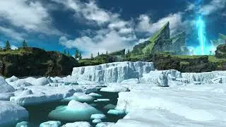 Ocean Iceberg Ambience - FFXIV Aetherfont | Relaxing Sounds of Artic Ocean Waves