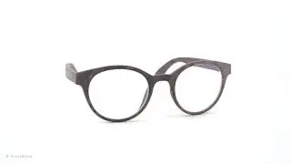 Wood Eyeglasses By Prosawood 360 video - Model Round - Walnut burl