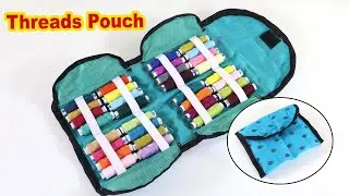 DIY Threads Holder Pouch | Sewing Organizer at Home