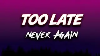 Too Late &ndash; Heartbreak Pop Ballad 2025 | New  Song Vibes in the Style of Adele & Olivia Rodrigo Mood
