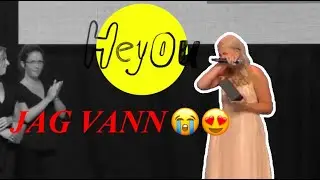 JAG VANN 😭 😍  - Vlogg: Heyou Awards