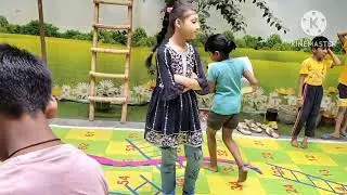 Snake and ladder game 'summer camp'