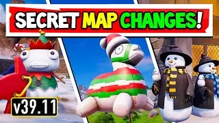 Every Winterfest NEW Map Changes & Easter Eggs in Fortnite!