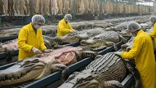 Inside Crocodile Leather Factory | How Luxury Handbags Are Made (Full Process)