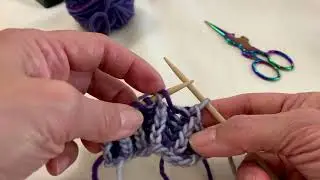 Brioche Suspended Bind Off
