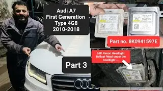 как | Замена блока розжига фар Audi A7 #hidlights