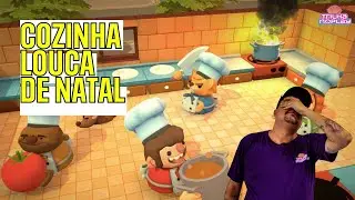 🎄🔥 CAOS NA COZINHA DE NATAL! | Overcooked 2 com Amigos – Especial de Natal AO VIVO 🔥🎄