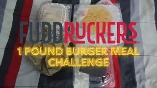 Fuddruckers 1 Pound Burger Meal Challenge