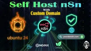Самостоятельно размещенный n8n + пользовательский домен + SSL-сертификат на сервере Ubuntu 24.04 ...