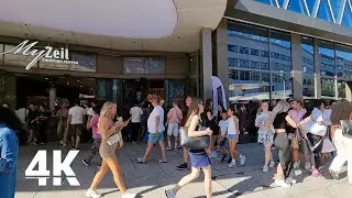 Frankfurt, Germany🇩🇪 City Center ☀️ 2023 4k 60fps Walking Tour