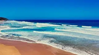 Calm Coastal Drone Flight | Cinematic Nature Footage 4K