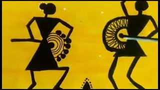 Tribal art symmetry/tribal art of Andaman and nicobar /Drawing