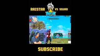 Raistar Vs squad Br Rank 😱😱#freefire #raistar #shorts @GyanGaming