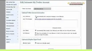 Using SocialOomph for Twitter Automation: Auto Follow & DMs