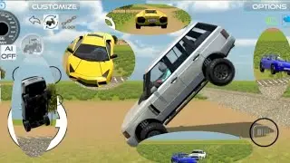 indian tractor driving game most jump Lamborghini vs GT game 