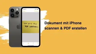 Dokument mit iPhone scannen und als PDF speichern &ndash; So geht&rsquo;s!