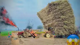 alghazi 70 hp tractor | fiat 480 tractor power | mf 385 tractor stunts | Nadeem Vlog I how to