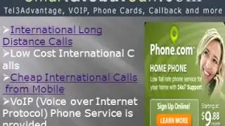 Free International Calls through International Calling Plan