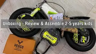 How to Assemble VESCO Kick Pro 14 T Kids cycle. Unboxing And Review | Hindi