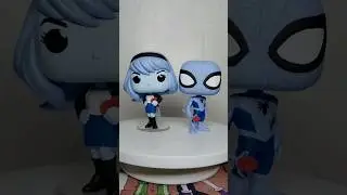Spider-Man Blue Marvel Collector Corps Funko Pops!