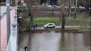 Crecida del r&iacute;o Tormes en Salamanca