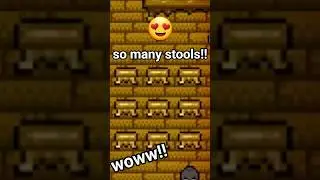 look at all those STOOLS  #shorts #gaming #pngtuber #giftuber #indiegame #pixelartgames #rpg