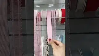 Wall Mount Acrylic Ribbon Storage Rack