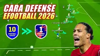 ANTI JEBOL! TUTORIAL META DEFENSE TERBAIK RAPI & KOKOH DI EFOOTBALL 2026 MOBILE | EFOOTBALL 2025