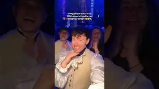 my 100th show in Hamilton on Broadway 🤩😮&zwj;💨 #broadway #actor #hamilton #theatre #backstage