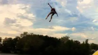 big jump and failed in blob jump