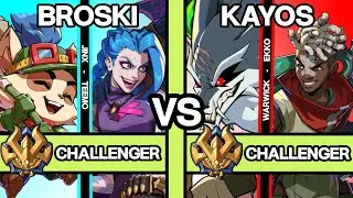 2XKO ▰ BROSKI (Jinx/Teemo) vs KAYOS (Warwick/Ekko) ▰ 2XKO Pro Replays