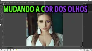Mudando a cor dos olhos no Gimp [MAIS BONUS] #gimp | #vectorizing | #vector
