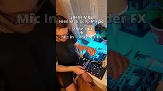 SP404 MK2 Magic: Feedback Loop + Vocoder FX! #sp404mk2 #oxione#techhouse #electrohouse #shorts