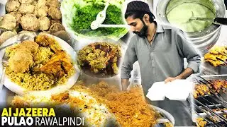 Al Jazeera Pulao and Biryani - Chicken Pulao of Rawalpindi Street Food | Spicy Pulao of Pakistan