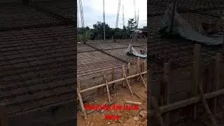 🔴bekisting dak lantai beton siap dicor menggunakan ready mix#shorts #bekisting